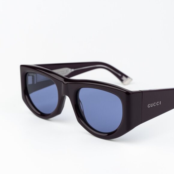 Gucci Women Sunglasses Violet Rectangular GG1917S 010 BRAND NEW - Picture 4 of 9